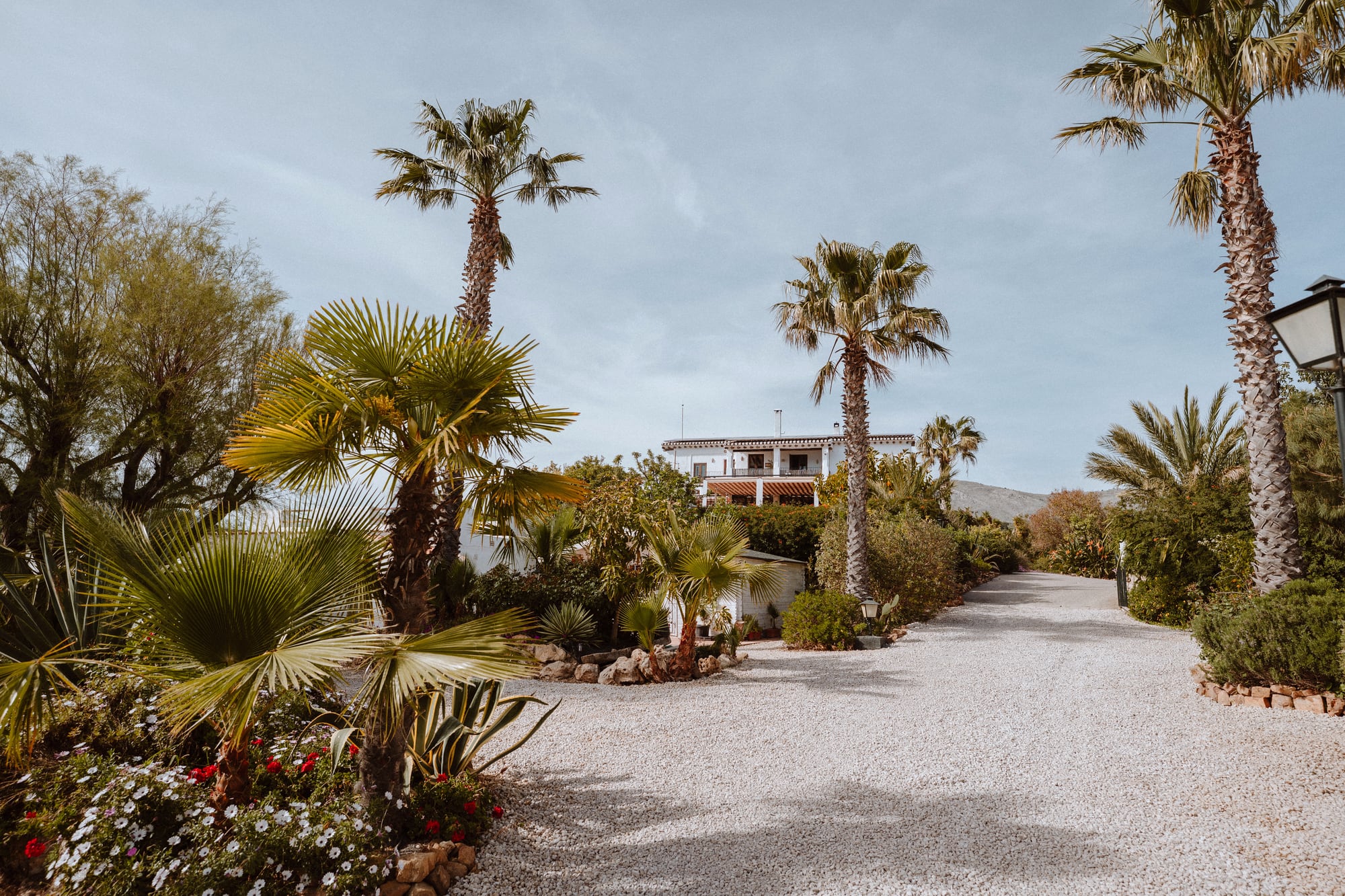 Photograph of the cottages at Finca Cantueso