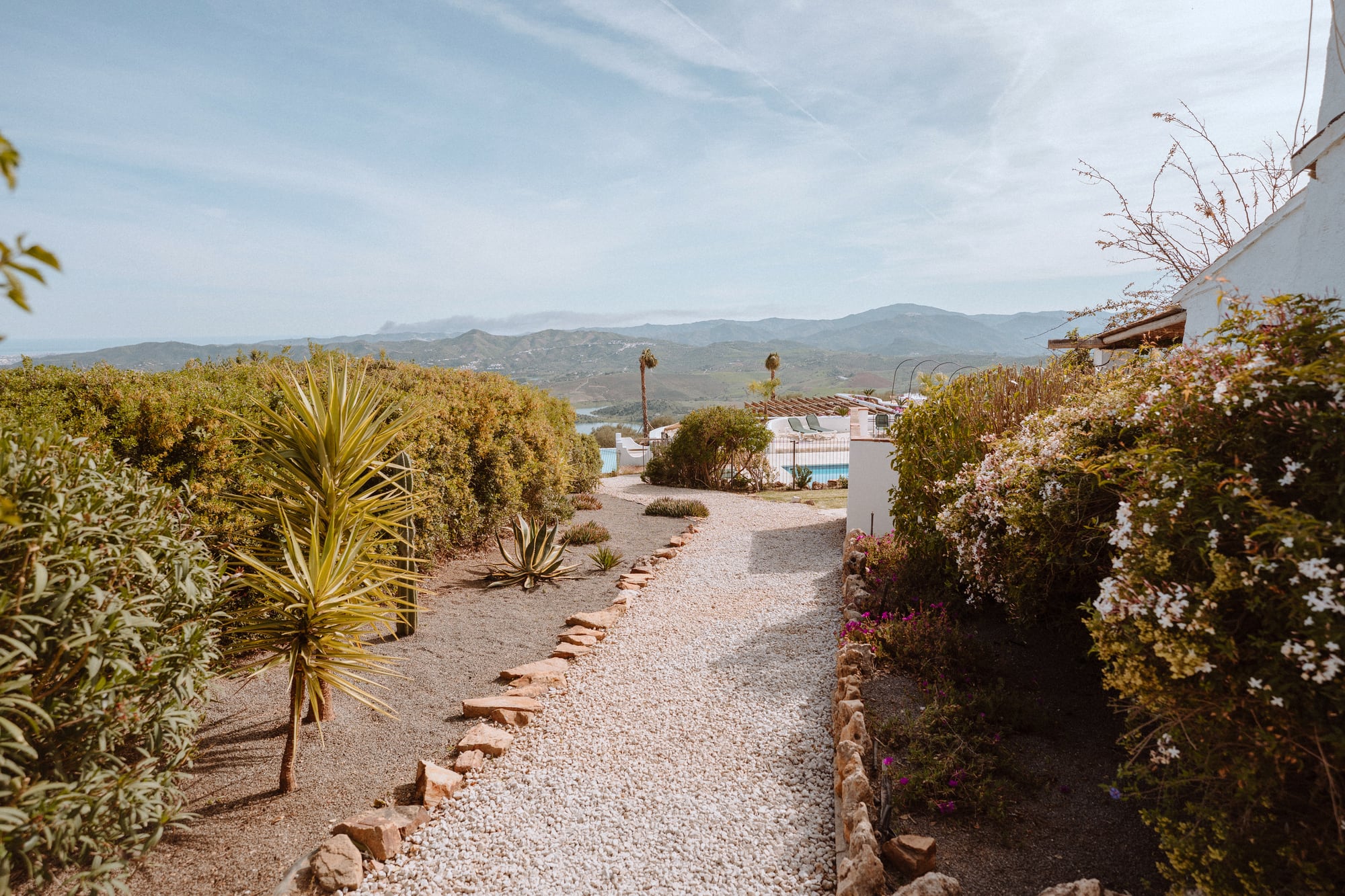Photograph of the cottages at Finca Cantueso