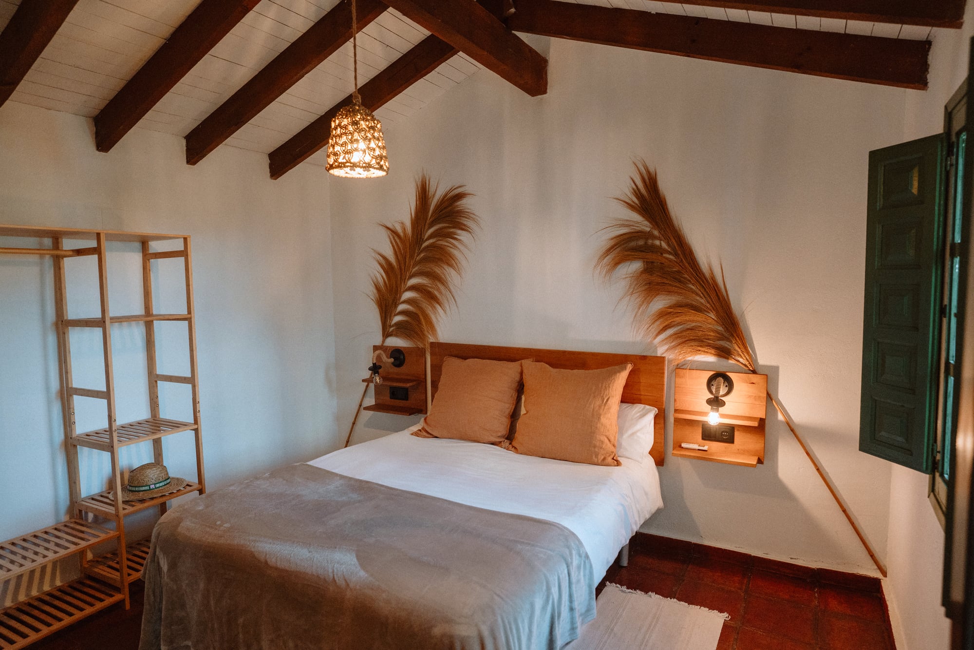 Photograph of the cottages at Finca Cantueso