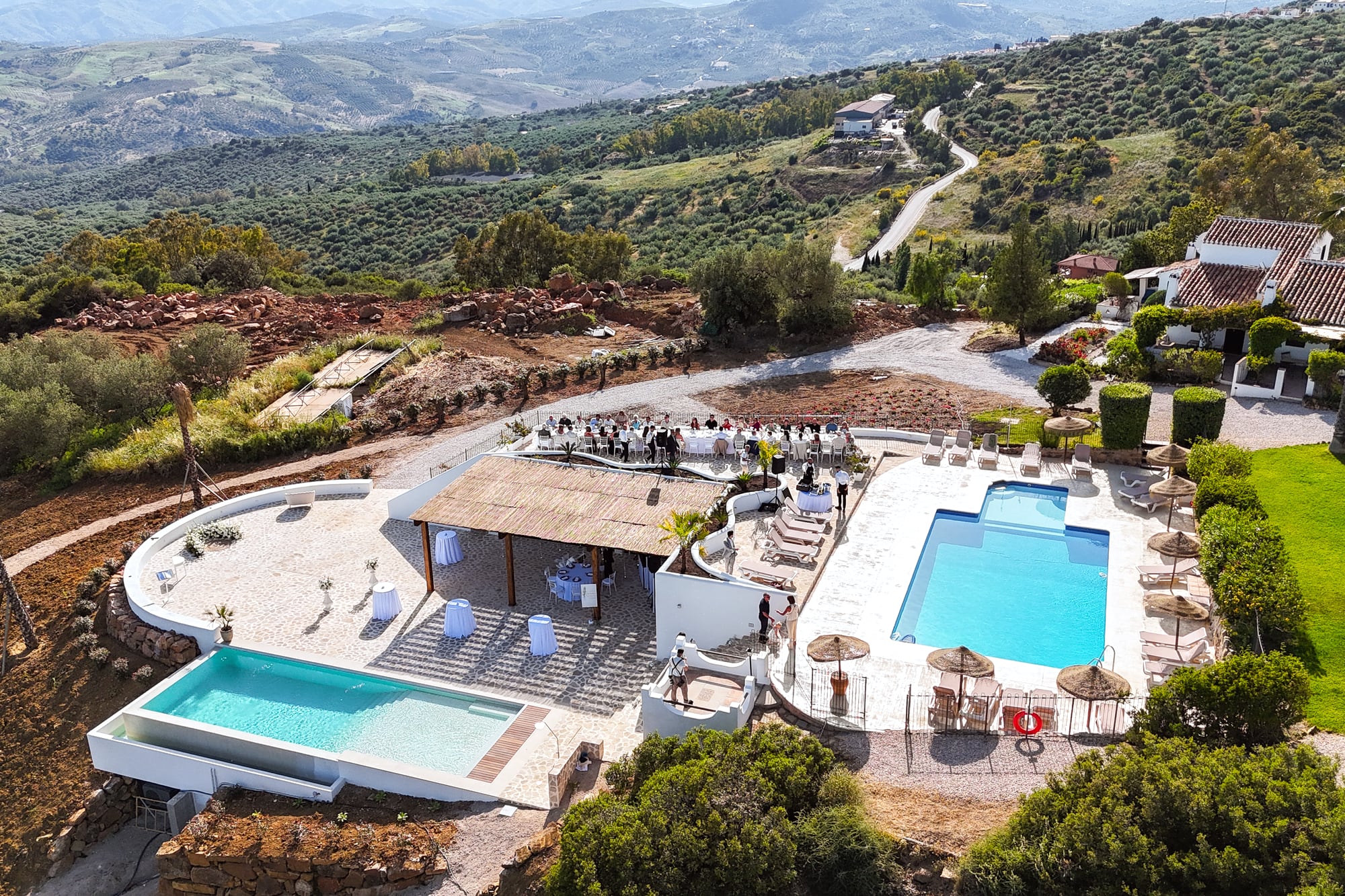 Photograph of a wedding or event at Finca Cantueso