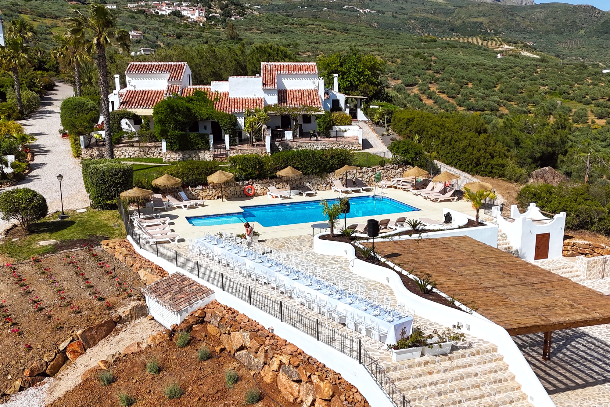Photograph of a wedding or event at Finca Cantueso
