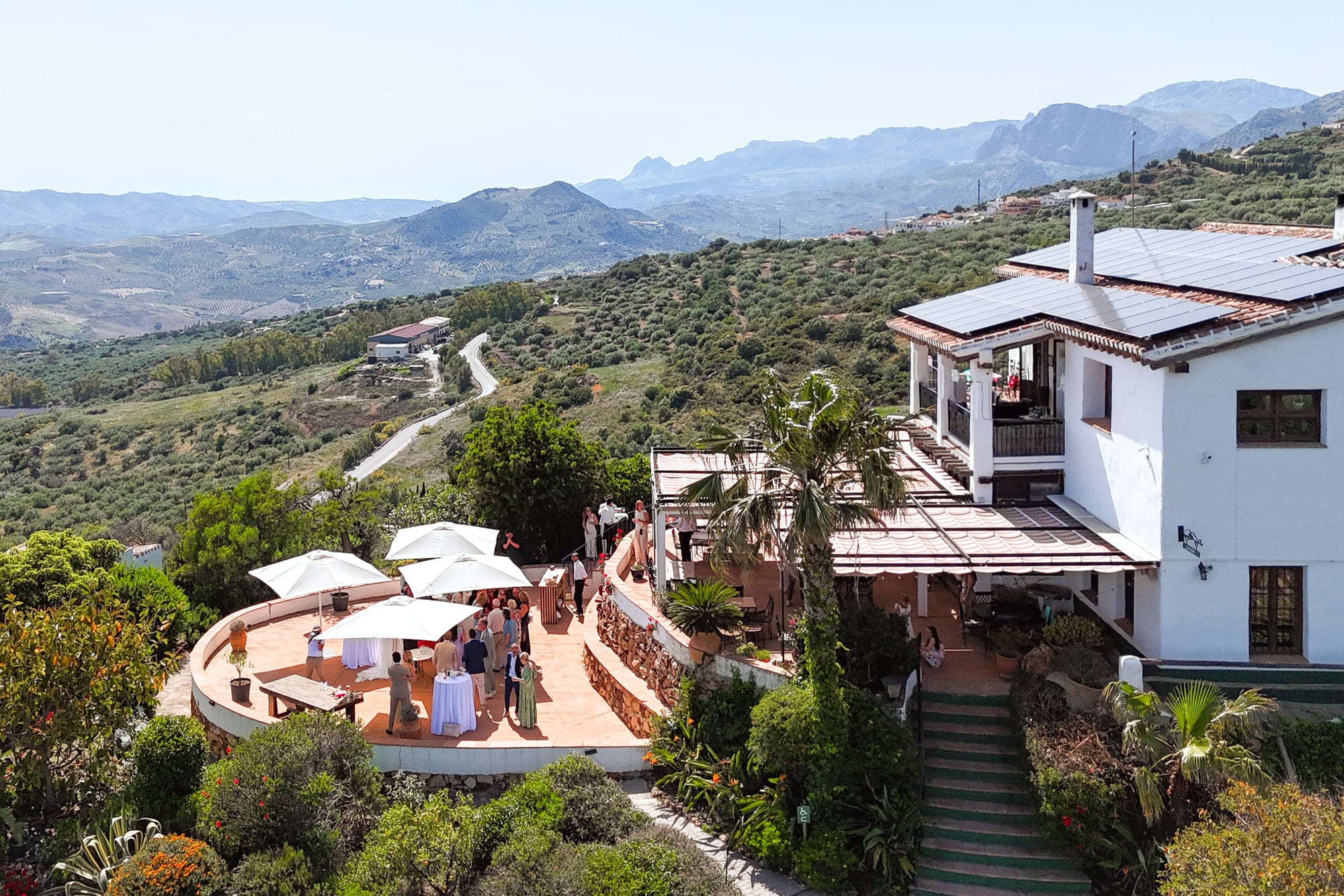 Photograph of a wedding or event at Finca Cantueso