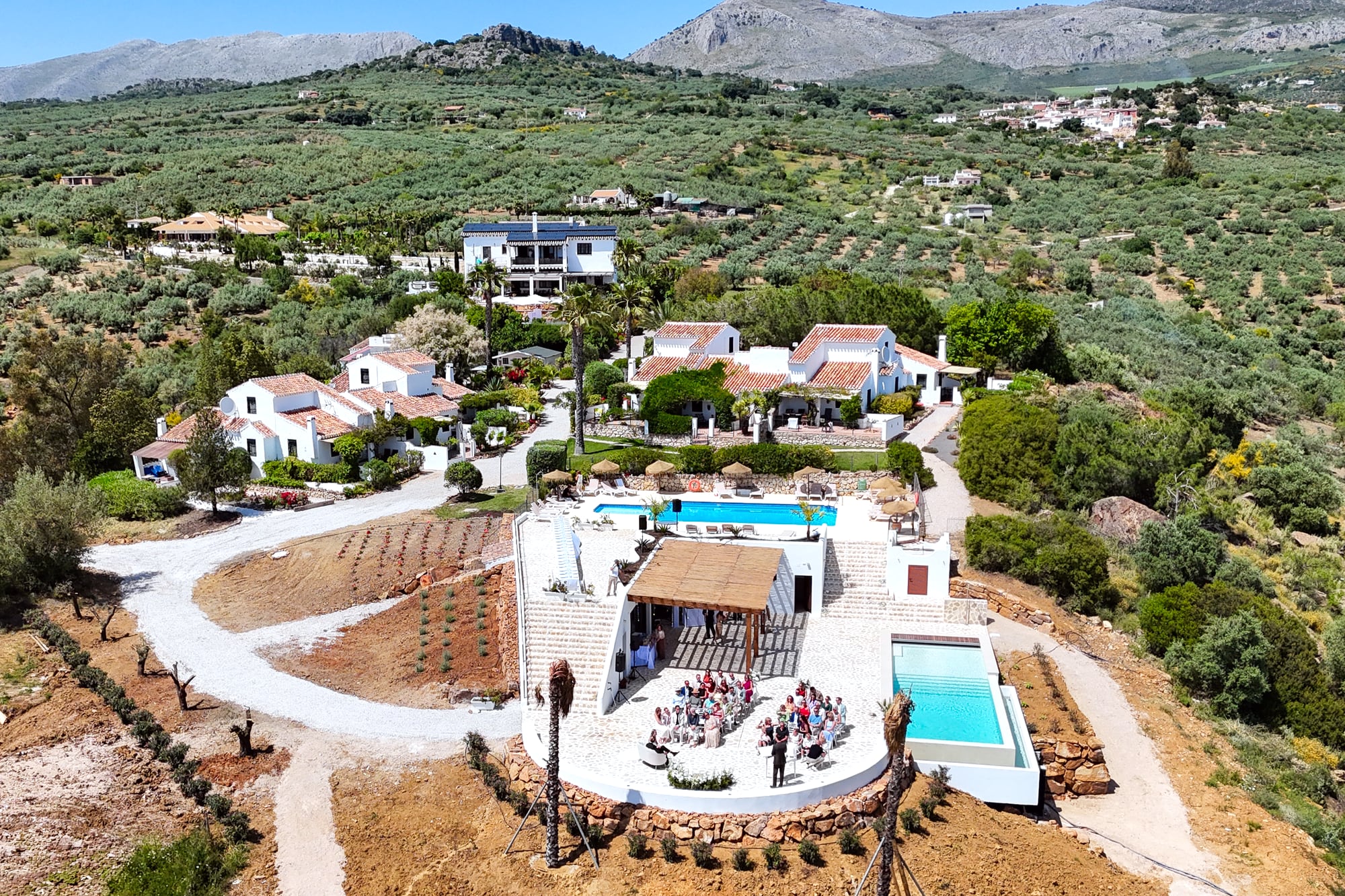 Photograph of a wedding or event at Finca Cantueso