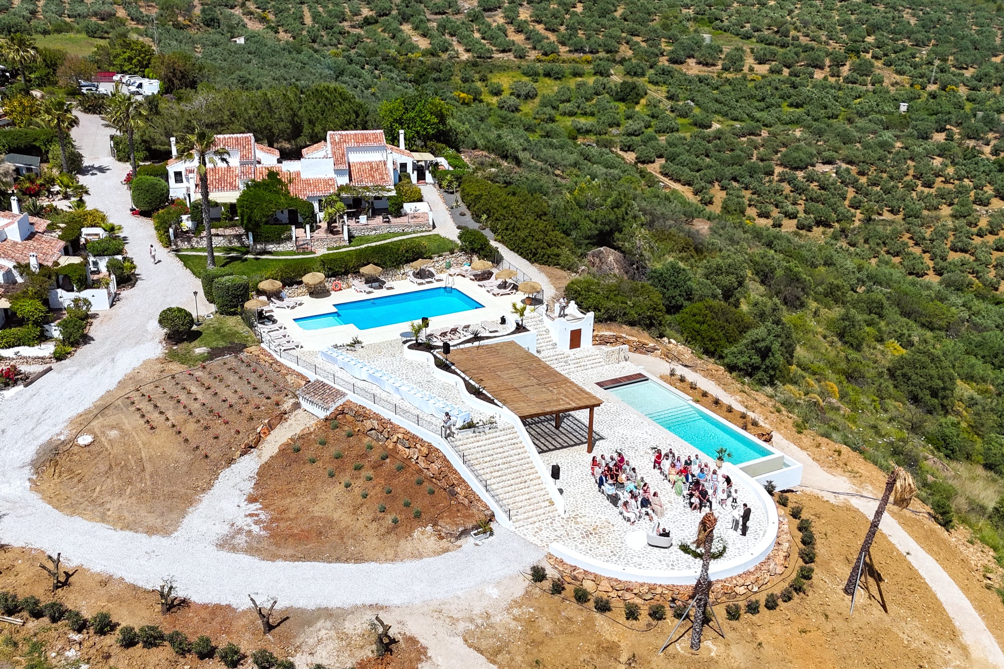Photograph of a wedding or event at Finca Cantueso