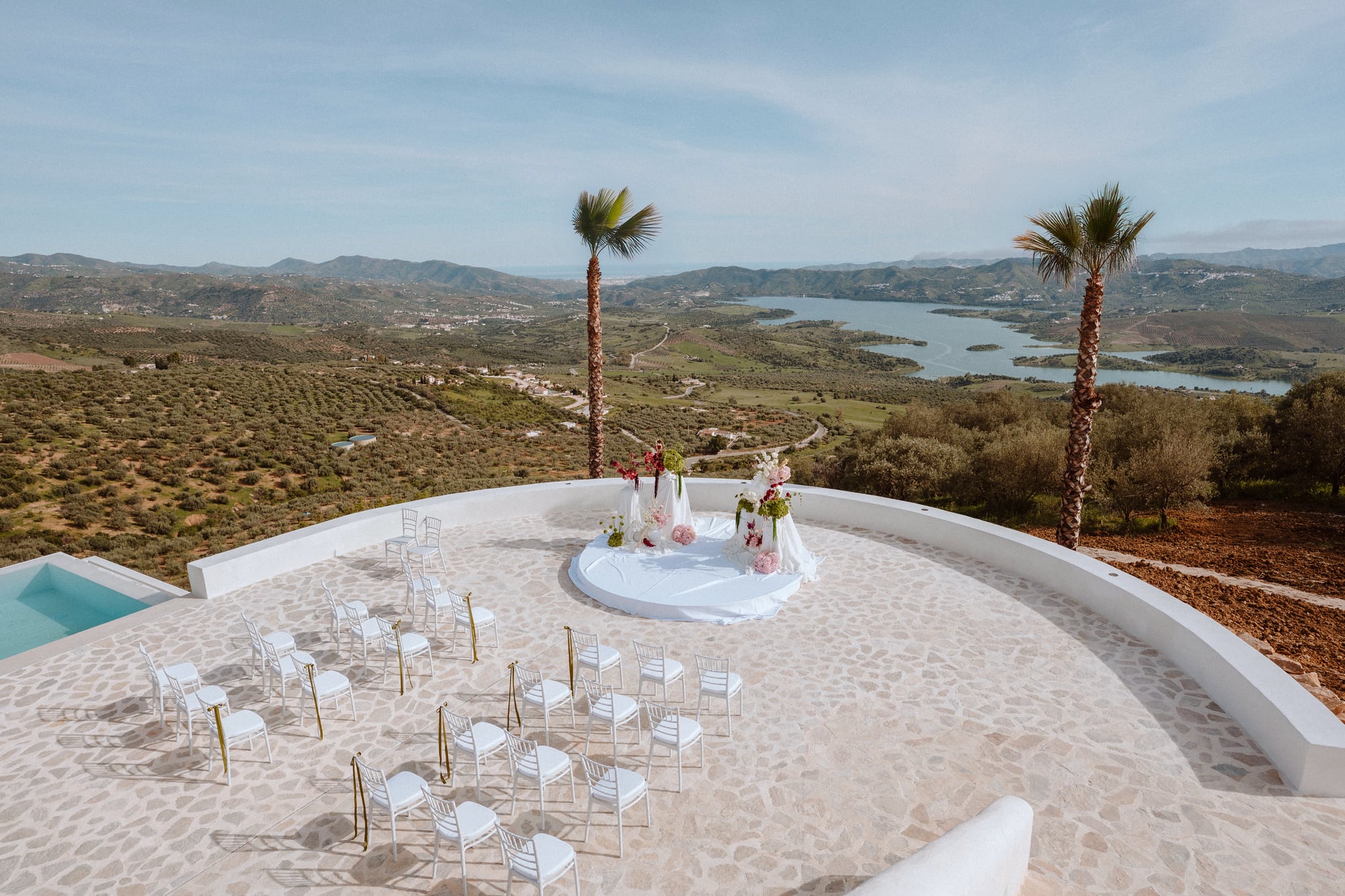 Photograph of a wedding or event at Finca Cantueso